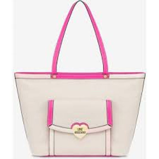 Sac Porté Épaule Femme Love Moschino – Grand Format en Cuir Synthétique Noir
